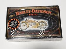 Harley-Davidson Motorcycles Playing Cards in Collectible Tin Sealed 1997 picture