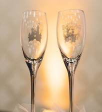 Disney Parks Mickey Mouse Wedding Champagne Flute 