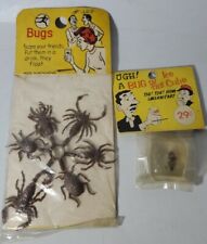 Vintage UNUSED GAG JOKE Toys: BUGS & BUG IN ICE CUBE NOS picture