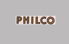 Philco Radio Logo Water Slide Decal Sticker- Old Antique Wood Vintage Tube Radio picture