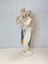Fontanini Madonna & Child Jesus Mother High Gloss 13 3/8” Statue #574 HTF Rare picture