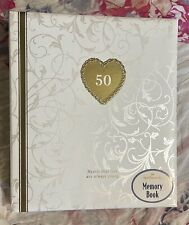 Hallmark 50th Anniversary Memory Book “Hearts That Love Are Always Young” picture
