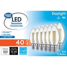 Great Value LED Light Bulb, Dimmable, Daylight, 12-Pack picture