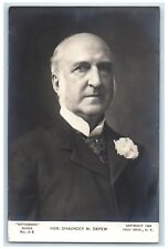 1908 Hon. Chauncey M. Depew Studio Portrait Rotograph RPPC Photo Postcard picture