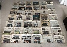 Florida Marlins 1997-2003 World Championship Original Newspaper Lot Of 42 picture