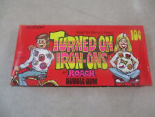 VINTAGE 1972 DONRUSS TURNED ON IRON-ONS BY ROACH 24 PACKS IN RETAIL BOX picture