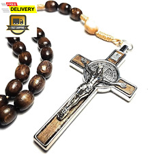 Made in Italy Rosary Blessed by Pope Francis Vatican Rome Holy Father Medal C... picture