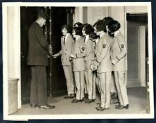 TRAINEES FEMALE THEATER USHERS UNIFORM FINKELSTEIN & RUBEN 1930s Photo Y 212 picture
