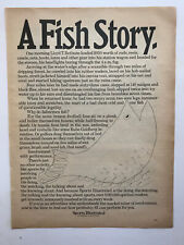 1967 Sports Illustrated A Fish Story Vintage Print Ad picture