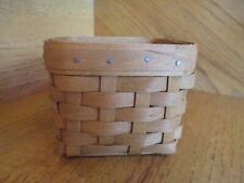 Longaberger Mulberry Booking Basket square rare warm brown *shipping included* picture
