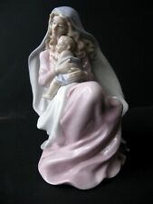 VTG porcelain figurine Madonna & Baby Jesus, Valencia Collection, 1997, H 5 3/8