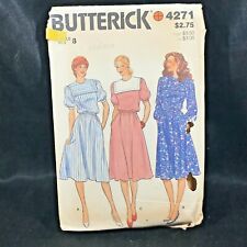 Vintage Sewing Pattern Misses Dress and Belt Butterick 4271 picture