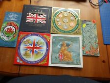UK coin year sets 1995 1996 1997 1999 & 2 x £1 coins £18.02 face Lot 8 picture