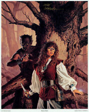 Clyde Caldwell SIGNED Fantasy Art Portfolio Print ~ Minerva Wakes Novel Cover picture