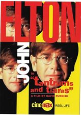 Elton John Tantrums & Tiaras Film Advertisement Postcard Rare picture