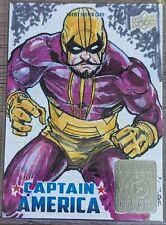 2016 Upper Deck Captain America 75th Anniversary Sketch Card Batroc 1/1 picture