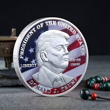 President Donald Trump Inaugural Commemorative Novelty Coin Silver 2024 picture