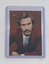 Ron Burgundy Limited Edition Artist Signed “Anchorman” Trading Card 1/10 picture