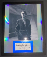 Astronomer Carl Sagan Signed Display Autograph COSMOS RARE picture
