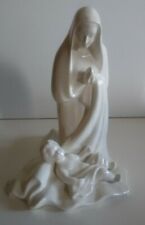Vintage Virgin Mary Madonna & Baby Jesus Figurine Religious Christmas Statue  picture