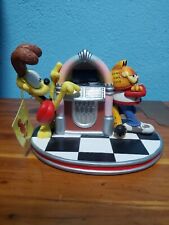 Garfield & Odie Rock Around The Clock Musical Figure With Tag and Box  picture