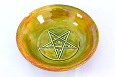 Antique Order Of The Eastern Star Pottery 4-5/8