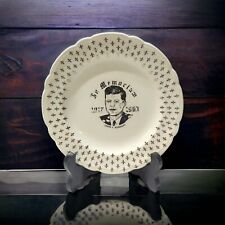 In Memoriam President John F Kennedy 1917 - 1963 6.5 In Commemorative Plate Only picture