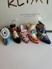 Ashton Drake Heirloom Collection Stepping In Time Fancy Shoe Ornaments 5 picture