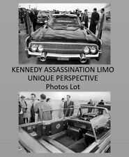 Unique John F Kennedy Dallas Limousine PHOTO Lot Assassination,JFK 2 Limo PHOTOS picture