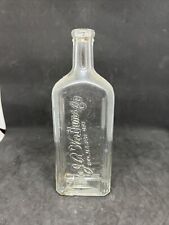 Vintage The J.R. Watkins Co. Medicine Bottle 8 1/2” Tall , Clear, 