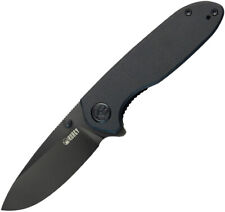 Kubey Belus EDC Linerlock Blackout G10 Folding AUS-10 Drop Pt Pocket Knife 342E picture