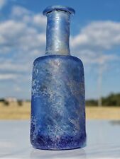 Very beautiful cobalt glass poison  from the Czars era.Open pontil. picture