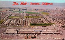 Fremont California CA Aerial View Hub Shopping Center Postcard picture