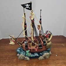 WDW Disney Peter Pan Captain Hook Jolly Roger Light Up Pirate Ship Rare picture