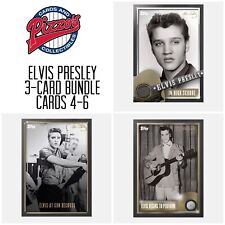 2022 Topps Elvis Presley The King of Rock & Roll 3-Card Bundle 4 5 6 Presale picture