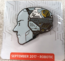 Loot Crate DX Robotic September 2017 Android w/Brain LootPins Lootcrate Pin NEW picture