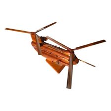 MH47 Chinook Mahogany Wood Desktop Helicopter Model picture