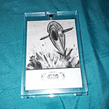 Topps Star Wars Hyperspace Sketch Card Insert Autograph Brandon Klein picture