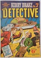 Golden Age Bondage Real Adventure Kerry Drake Crime Detective #7 Australia 1950 picture