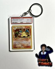 Key Issue Keychains™ - Charizard Base - PSA Homage - Pokemon picture