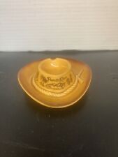 Vintage Puerto Rico Cowboy Hat Ashtray Made In Japan picture
