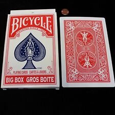 Jumbo 1-Way Forcing Card Deck, Magic Trick - Bicycle Big Box Gros Boite, One Red picture