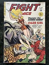 Fight Comics #65 1949 Golden Age Pre-Code Fiction House Comic Book Tiger Girl picture