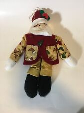 Unique Vintage Jumbo Christmas Ornament Santa Folk Art Collectible 10