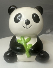 Panda Piggy Bank Money Bank Coin Saving Box Ceramic 4.5 inches  Gift for Kids picture