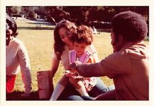 Vtg 70s Photo Golden Gate Park, Union Square Black Americana Family Woman #16 picture