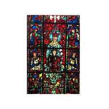 Father Theodore Hesburgh University of Notre Dame Faux Stained Glass Greetings picture