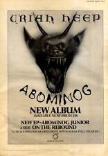 F23 NEWSPAPER PICTURE/ADVERT 15X11 URIAH HEEP : ABOMINOG picture