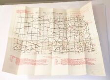 Vintage Kansas State Highway System Map picture