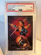 1992 SkyBox Marvel Masterpieces Promo Card Psylocke PSA 7 Near Mint picture